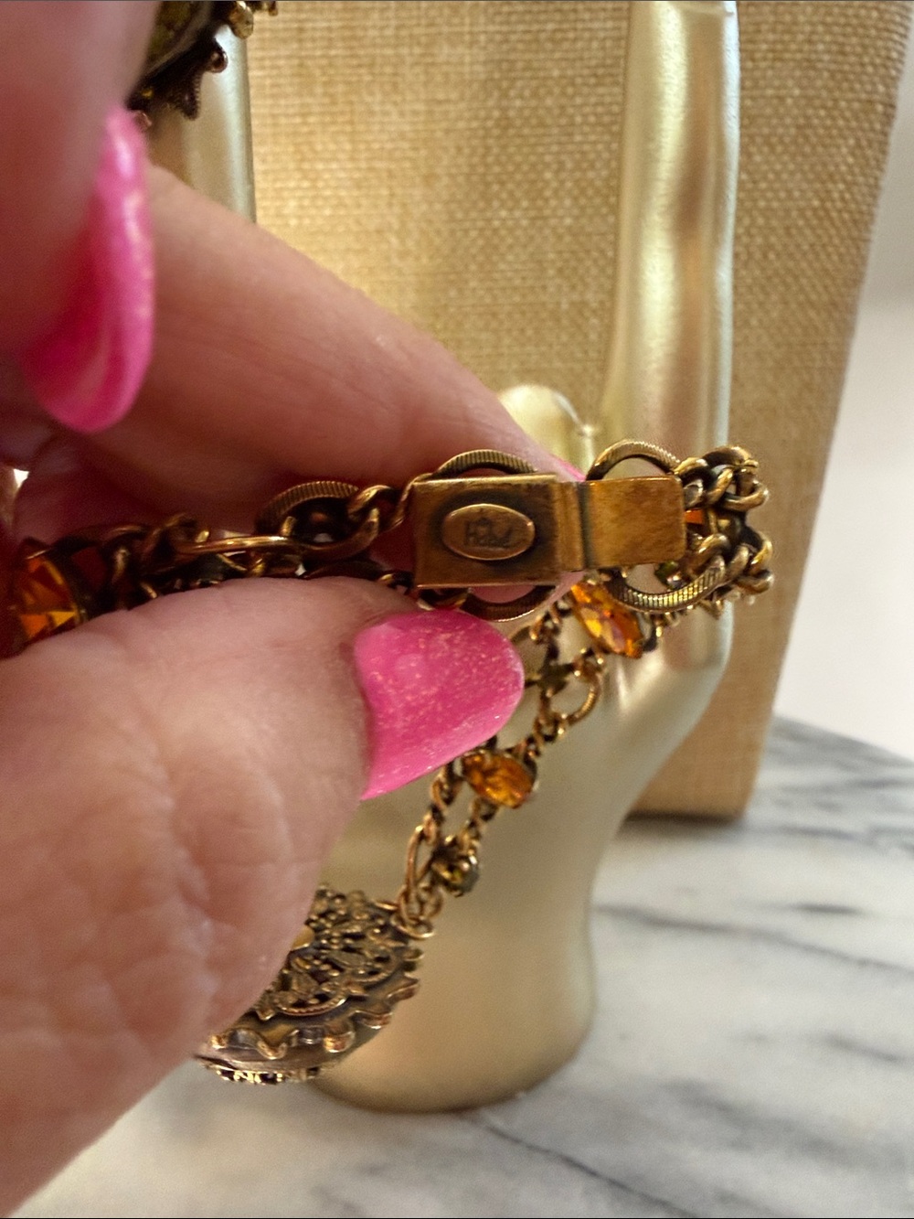 Vintage Hobe Necklace, Bracelet, And Ring Parure - image 5